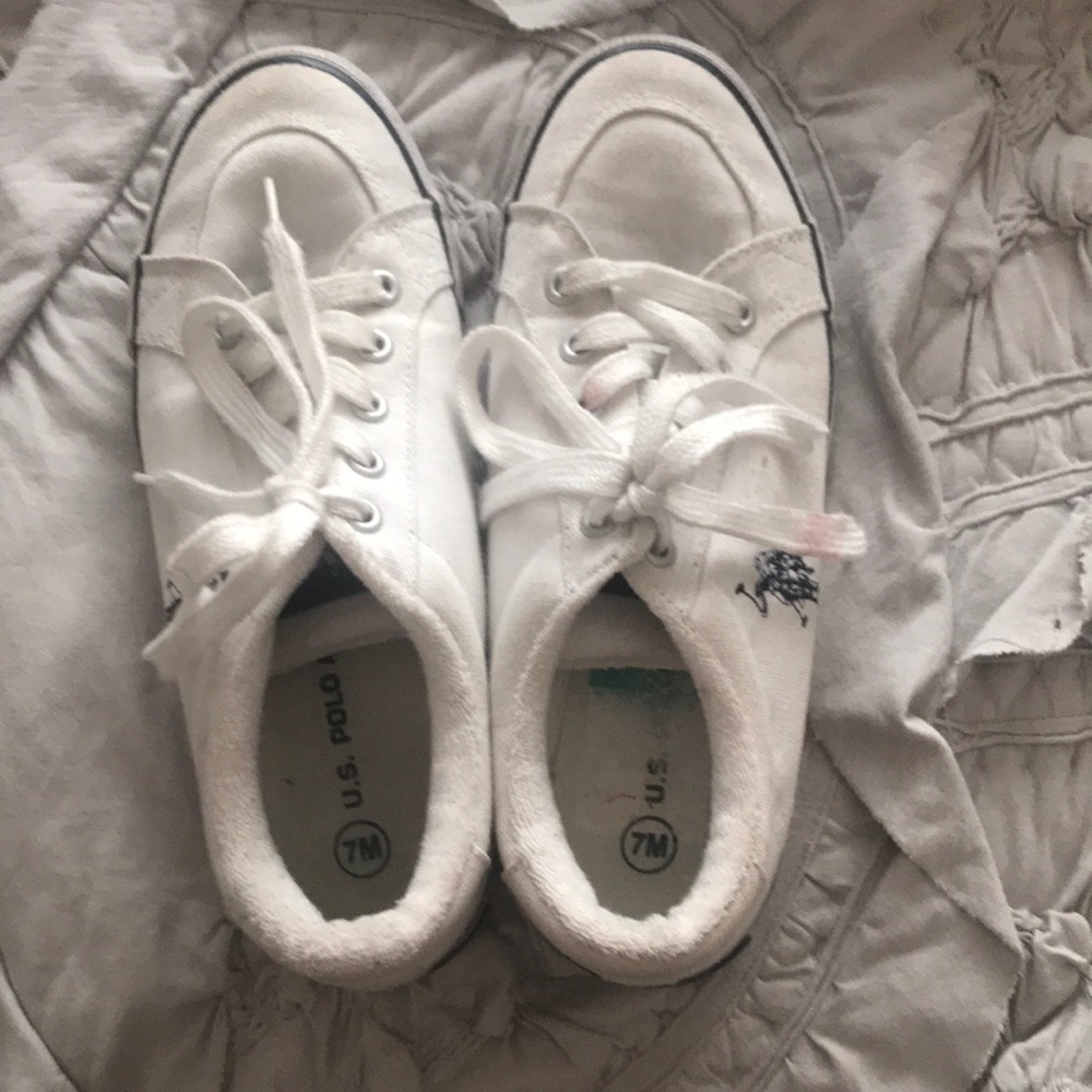 Polo White Shoes